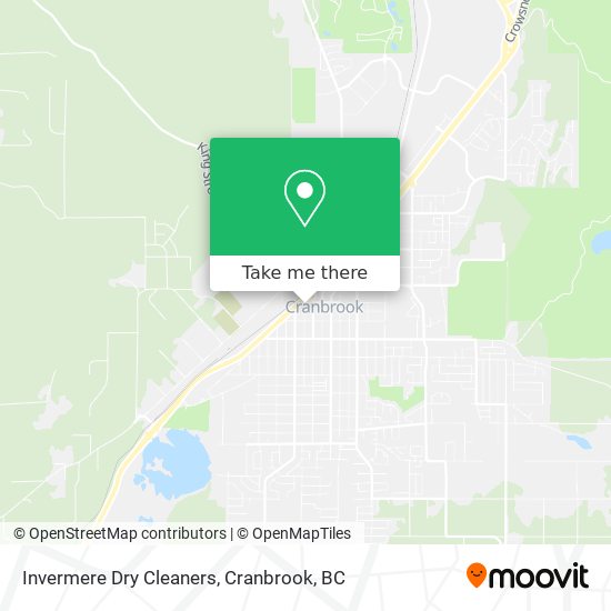 Invermere Dry Cleaners map