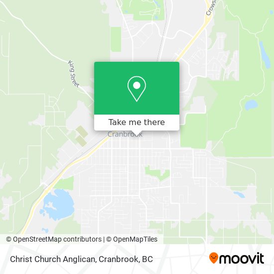 Christ Church Anglican map