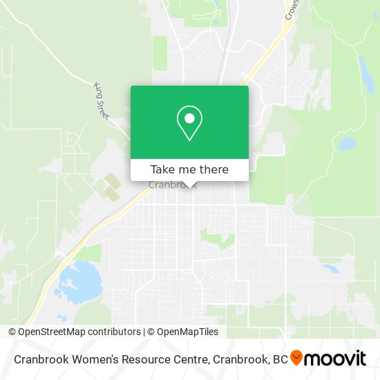 Cranbrook Women's Resource Centre plan