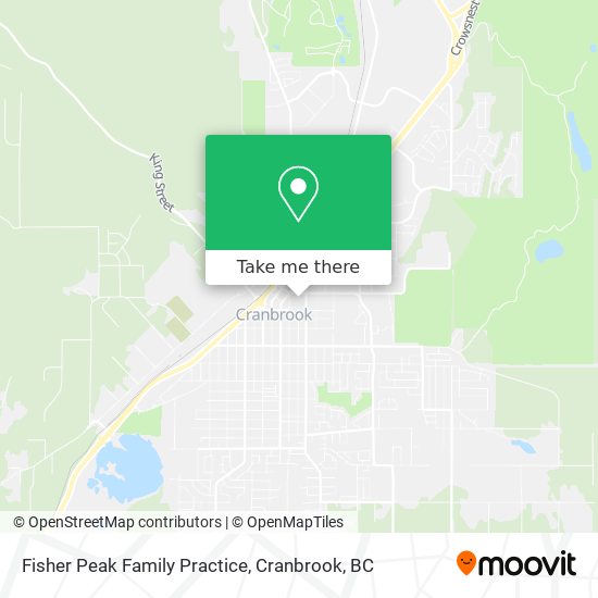 Fisher Peak Family Practice map