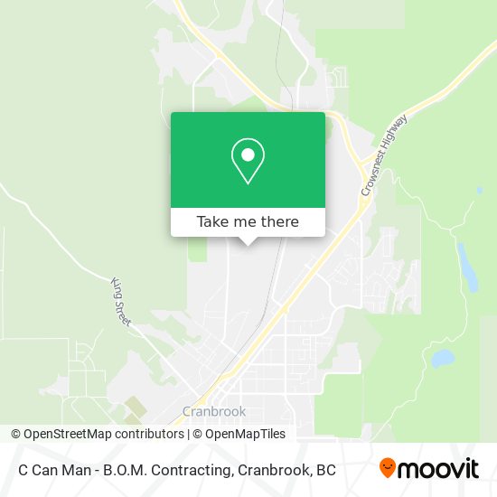 C Can Man - B.O.M. Contracting map
