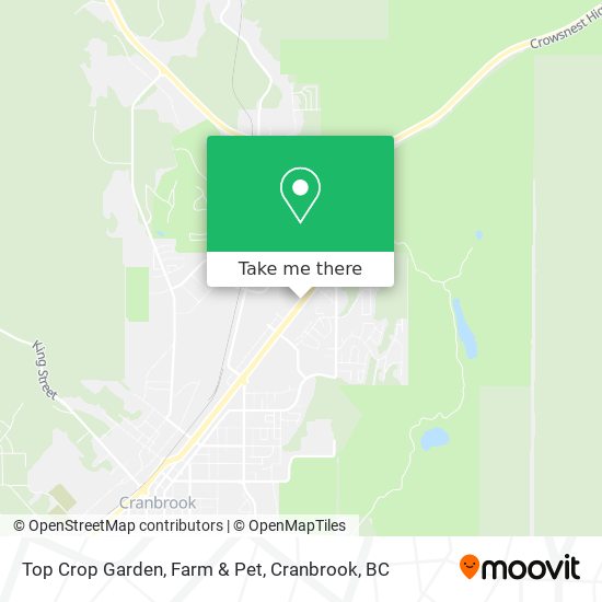 Top Crop Garden, Farm & Pet map