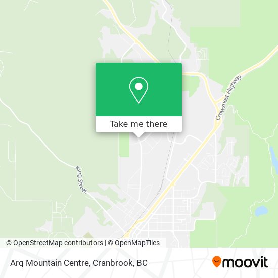 Arq Mountain Centre map