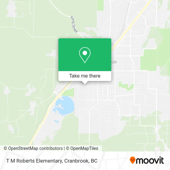 T M Roberts Elementary map