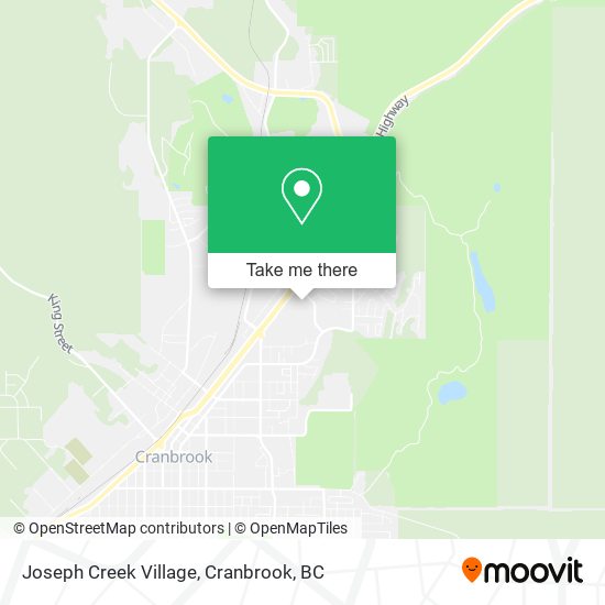 Joseph Creek Village map