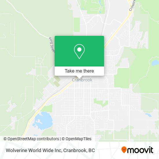 Wolverine World Wide Inc map