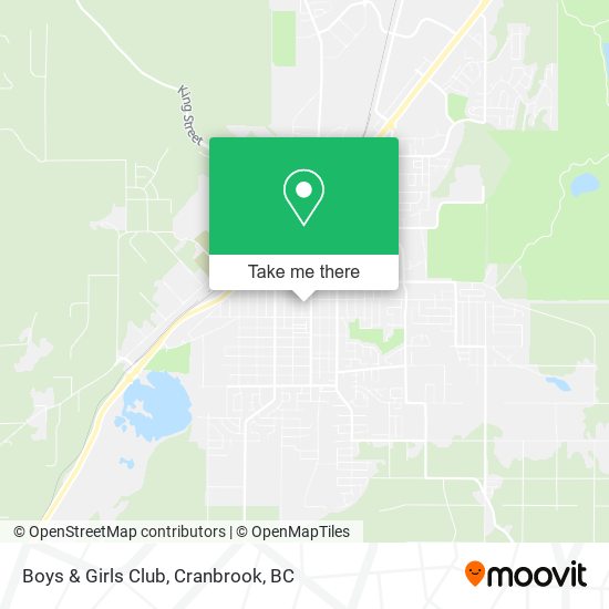 Boys & Girls Club map