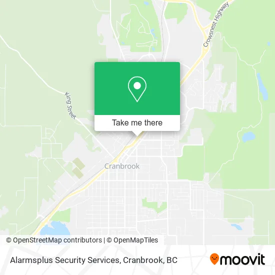 Alarmsplus Security Services map