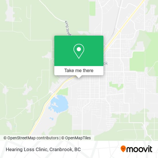 Hearing Loss Clinic map