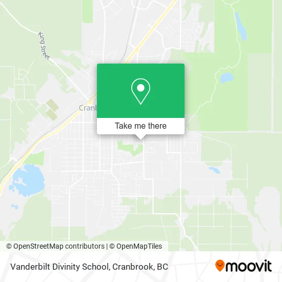 Vanderbilt Divinity School map