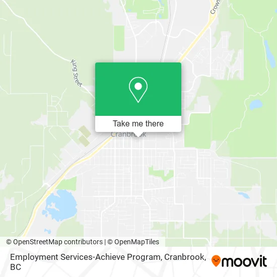 Employment Services-Achieve Program map