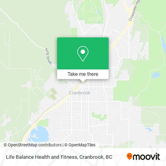 Life Balance Health and Fitness map