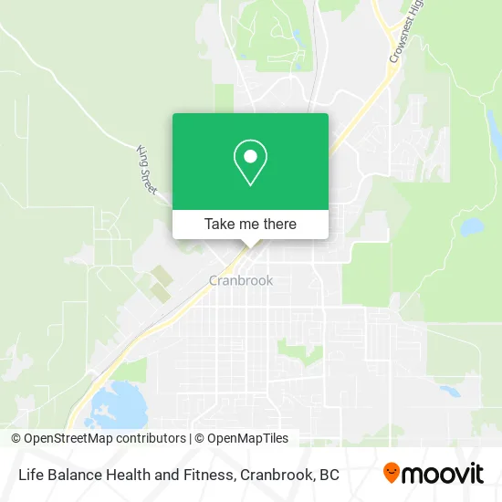 Life Balance Health and Fitness map