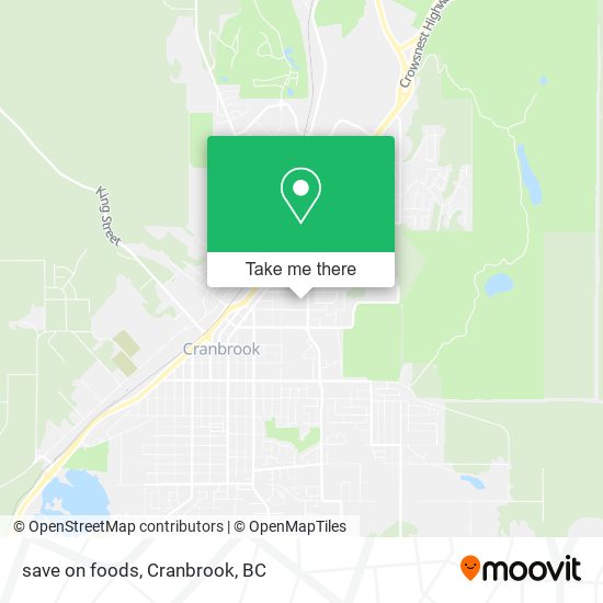 save on foods map