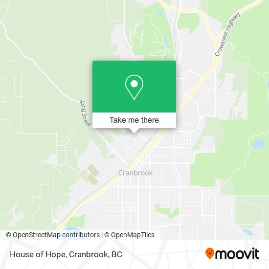 House of Hope map