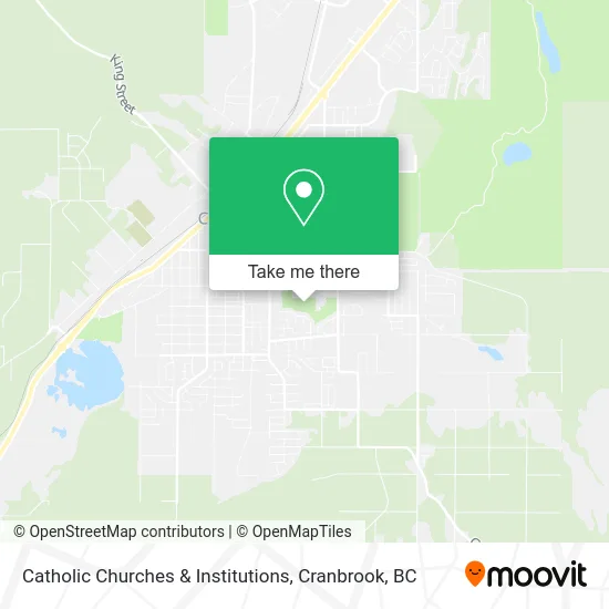 Catholic Churches & Institutions map