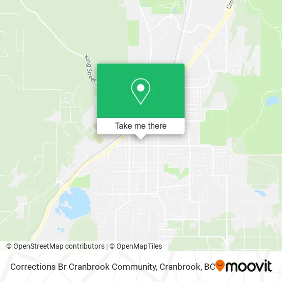 Corrections Br Cranbrook Community map