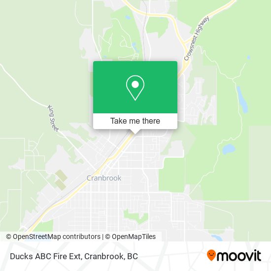 Ducks ABC Fire Ext map