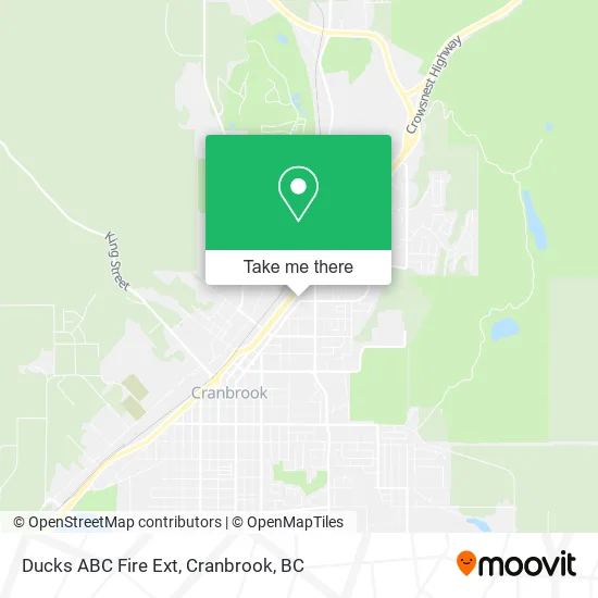 Ducks ABC Fire Ext map