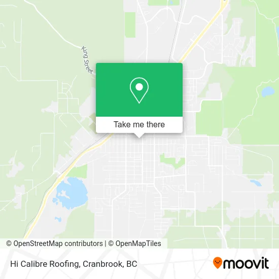 Hi Calibre Roofing map