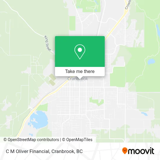 C M Oliver Financial map