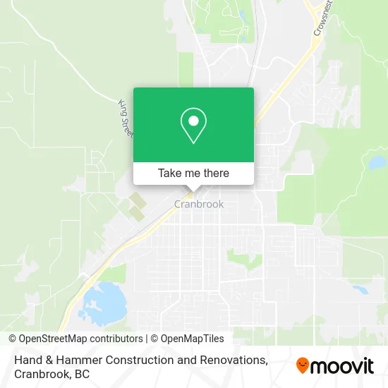 Hand & Hammer Construction and Renovations map