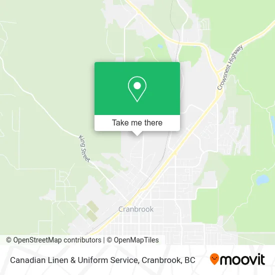 Canadian Linen & Uniform Service map