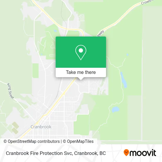 Cranbrook Fire Protection Svc map