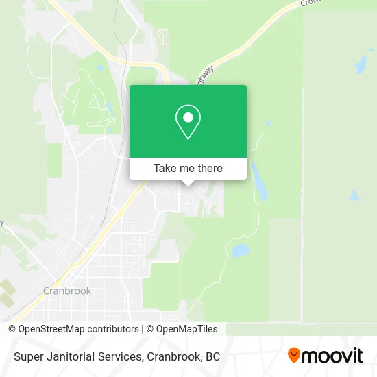 Super Janitorial Services map