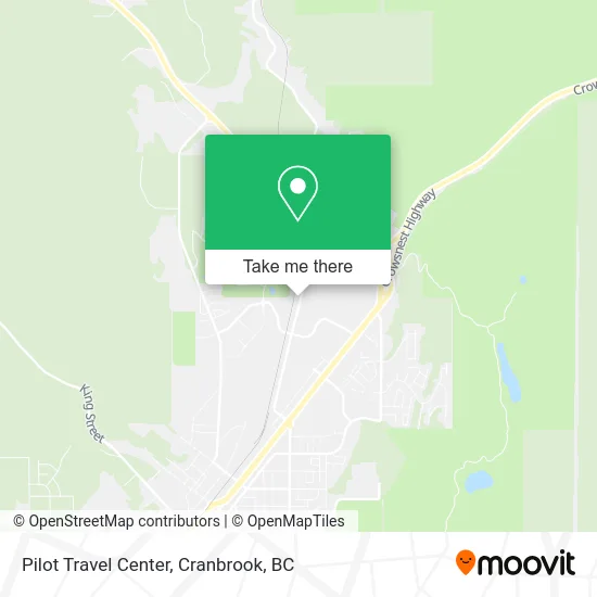 Pilot Travel Center map