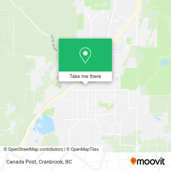 Canada Post map