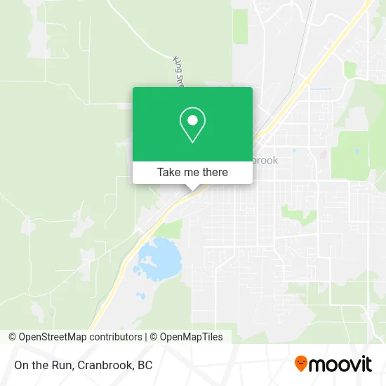 On the Run map