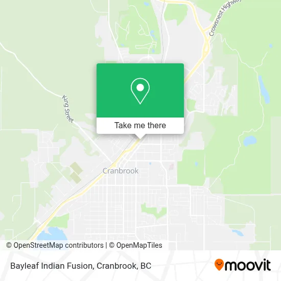 Bayleaf Indian Fusion map