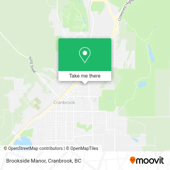 Brookside Manor map