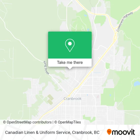 Canadian Linen & Uniform Service map