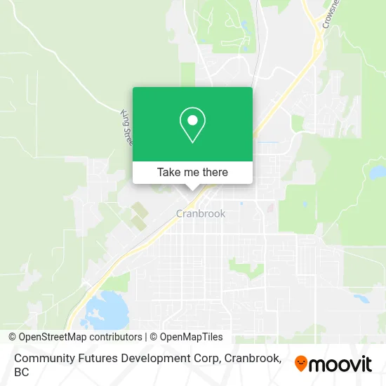 Community Futures Development Corp map