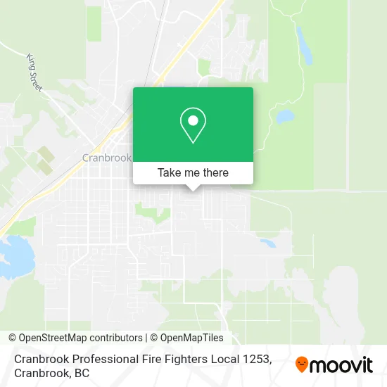 Cranbrook Professional Fire Fighters Local 1253 map
