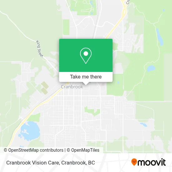 Cranbrook Vision Care map