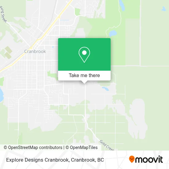 Explore Designs Cranbrook map
