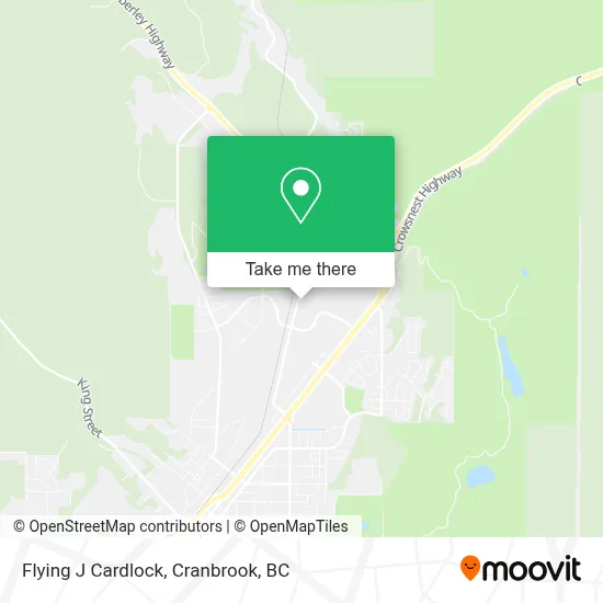 Flying J Cardlock map