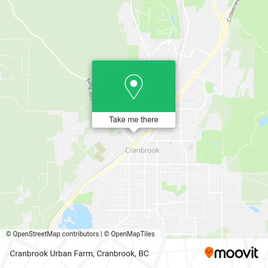 Cranbrook Urban Farm map