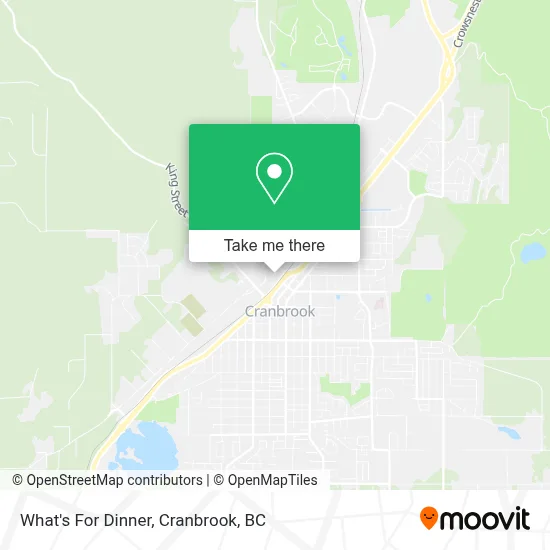 What's For Dinner map