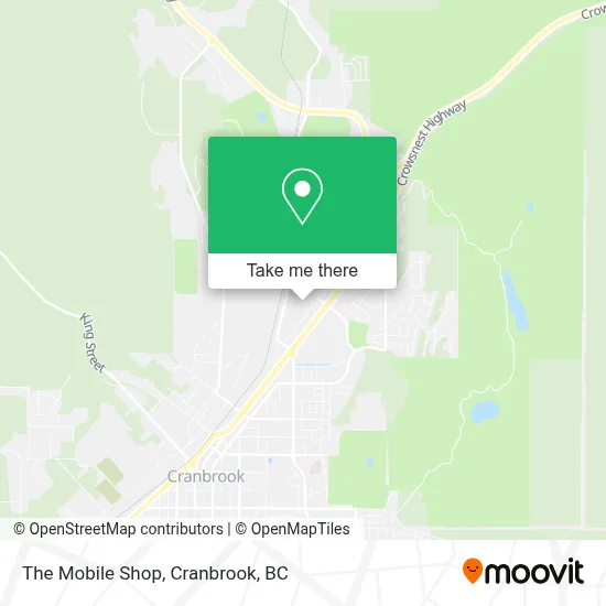 The Mobile Shop map