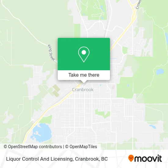 Liquor Control And Licensing map
