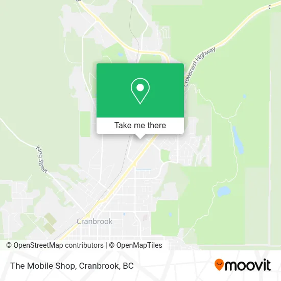 The Mobile Shop map