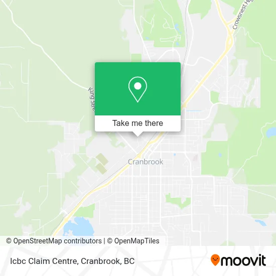 Icbc Claim Centre map