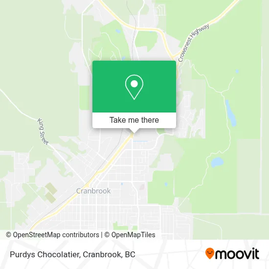 Purdys Chocolatier map