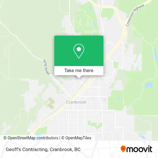 Geoff's Contracting map