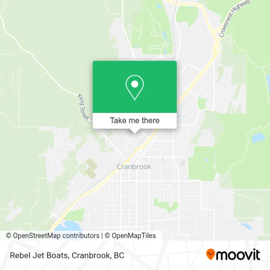 Rebel Jet Boats map