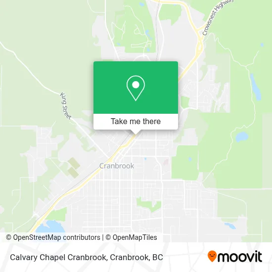 Calvary Chapel Cranbrook map